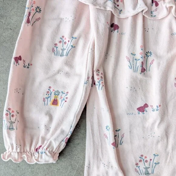 Magnetic Me Little Red Riding Hood Modal Ruffle Pajamas size 18-24M - Picture 3 of 8